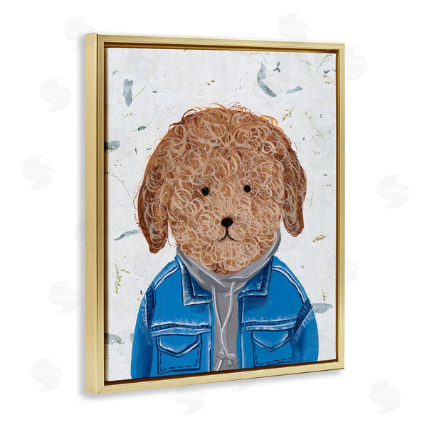 Stupell Industries Melissa Wang | Hipster Dog Sweatshirt Poodle