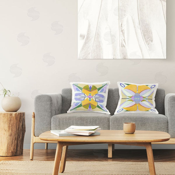 Stupell Industries Melissa Wang | Kaleidoscopic Revival Hues Throw Pillow