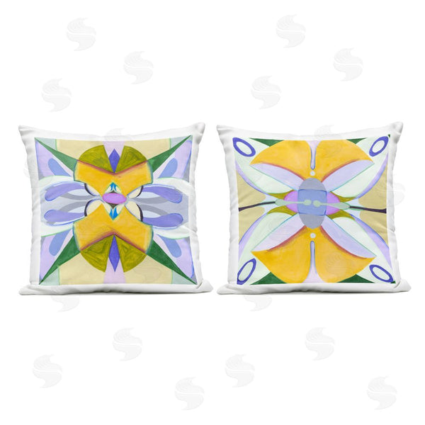 Stupell Industries Melissa Wang | Kaleidoscopic Revival Hues Throw Pillow