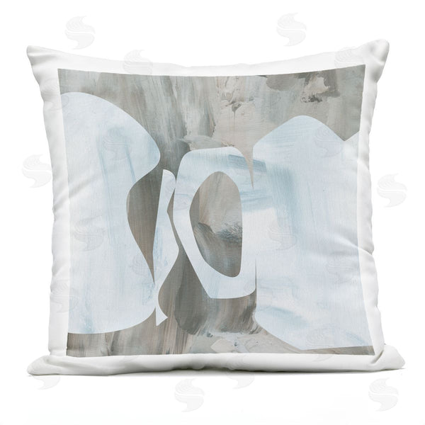 Stupell Industries Melissa Wang | Layered Abstract Round Cutout Modern Shapes Printed Throw Pillow