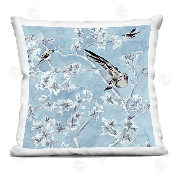 stupell industries Melissa Wang | Minted Serenity Bird Branches Printed Throw Pillow