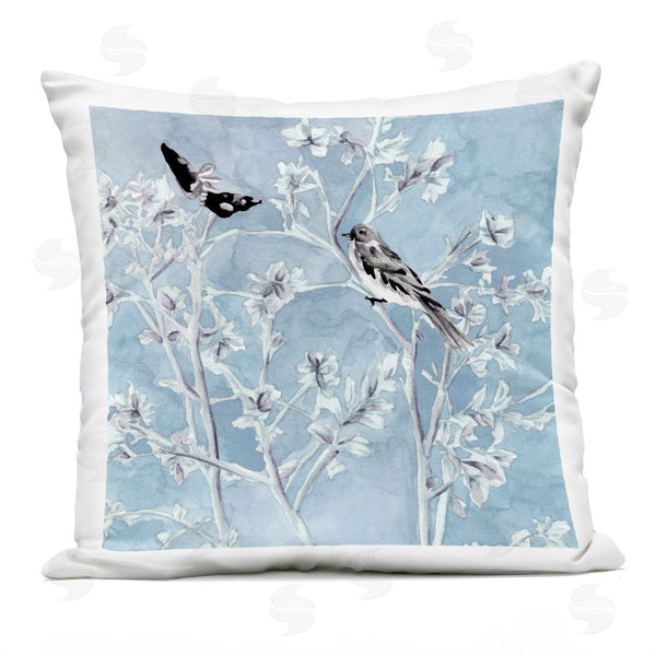 Stupell Industries Melissa Wang | Minted Serenity Bird Pair Printed Throw Pillow