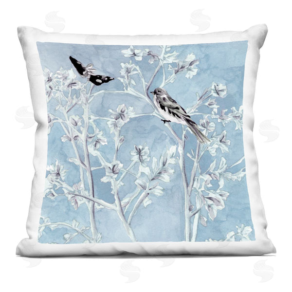 stupell industries Melissa Wang | Minted Serenity Bird Pair Printed Throw Pillow