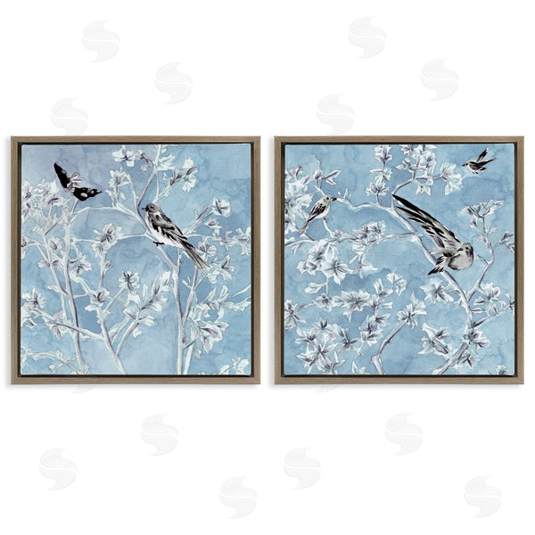Stupell Industries Melissa Wang | Minted Serenity Birds Over Blue