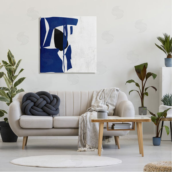 Stupell Industries Melissa Wang | Modern Blue Cutout Shapes Wall Art