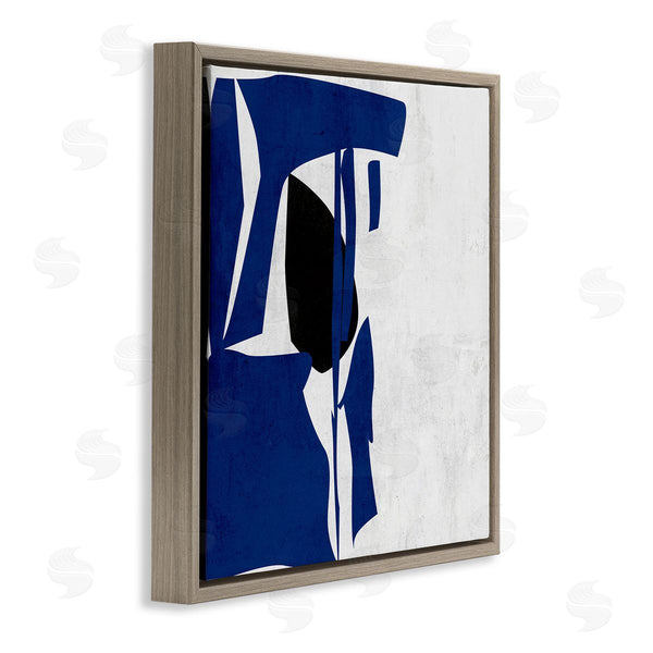 Stupell Industries Melissa Wang | Modern Blue Cutout Shapes Wall Art