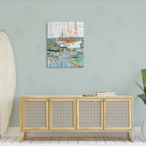 Stupell Industries Melissa Wang | Modern Boating Harbor Wall Art