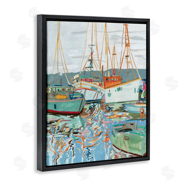 Stupell Industries Melissa Wang | Modern Boating Harbor Wall Art