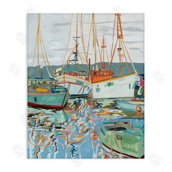 stupell industries Melissa Wang | Modern Boating Harbor Wall Art