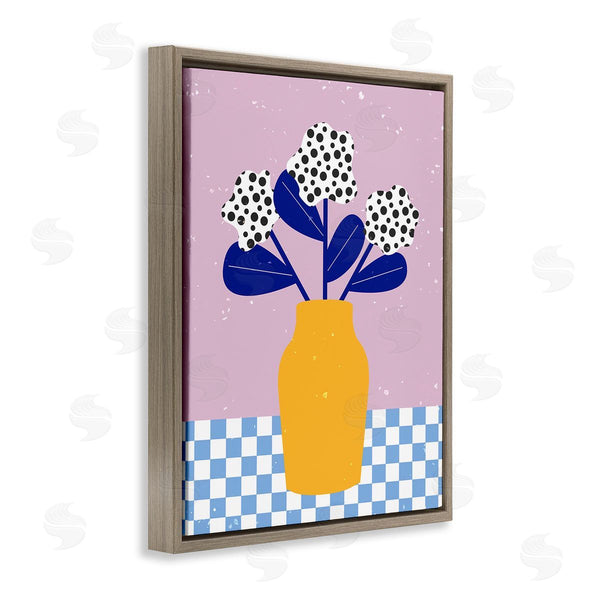 Stupell Industries Melissa Wang | Modern Polka Dot Plants Wall Art