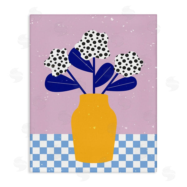 stupell industries Melissa Wang | Modern Polka Dot Plants Wall Art