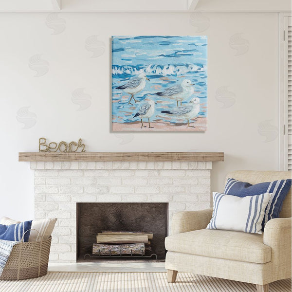 Stupell Industries Melissa Wang | Modern Sea Birds On Shore Wall Art