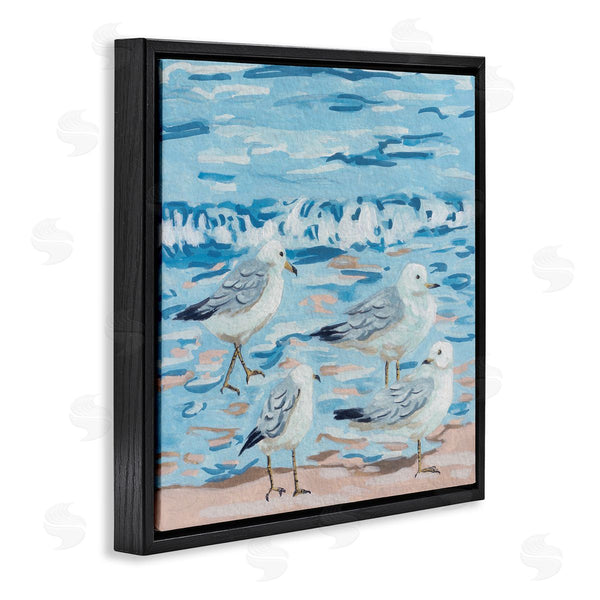 Stupell Industries Melissa Wang | Modern Sea Birds On Shore Wall Art