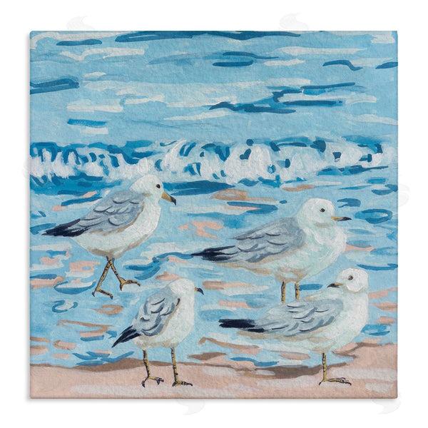 stupell industries Melissa Wang | Modern Sea Birds on Shore Wall Art