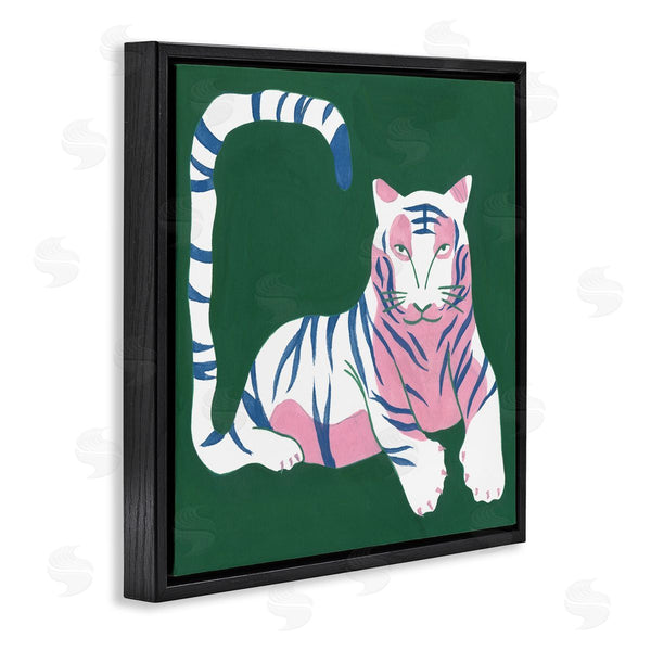 Stupell Industries Melissa Wang | Modern Tiger With Curved Tail Wall Art