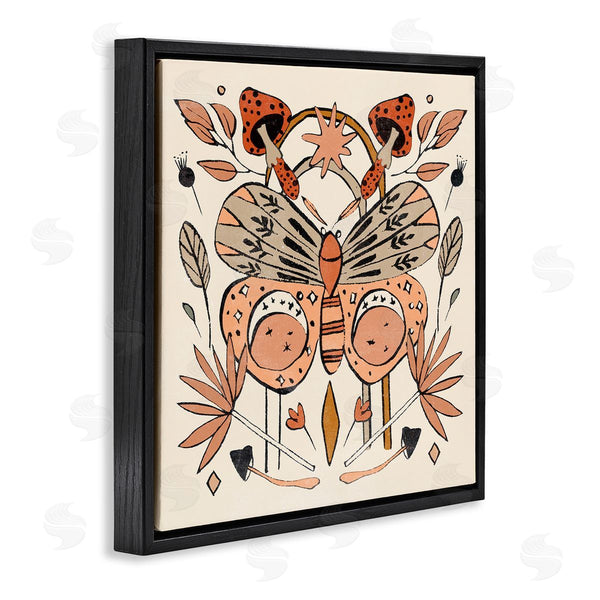 Stupell Industries Melissa Wang | Moth & Herbs Pattern Wall Art