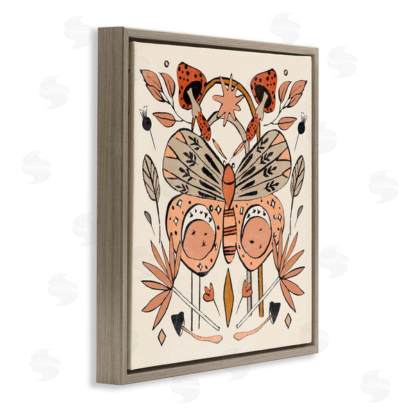 Stupell Industries Melissa Wang | Moth & Herbs Pattern Wall Art
