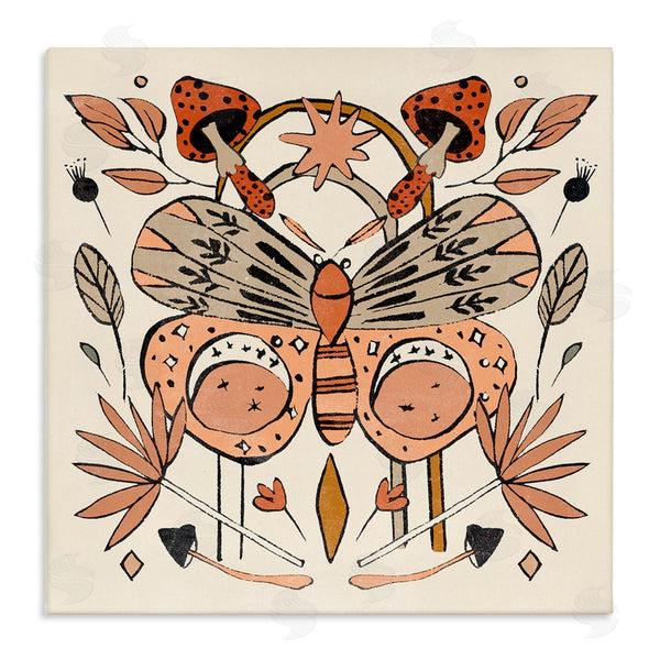 stupell industries Melissa Wang | Moth & Herbs Pattern Wall Art