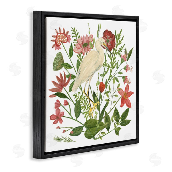 Stupell Industries Melissa Wang | Nautical Flowers And Egret