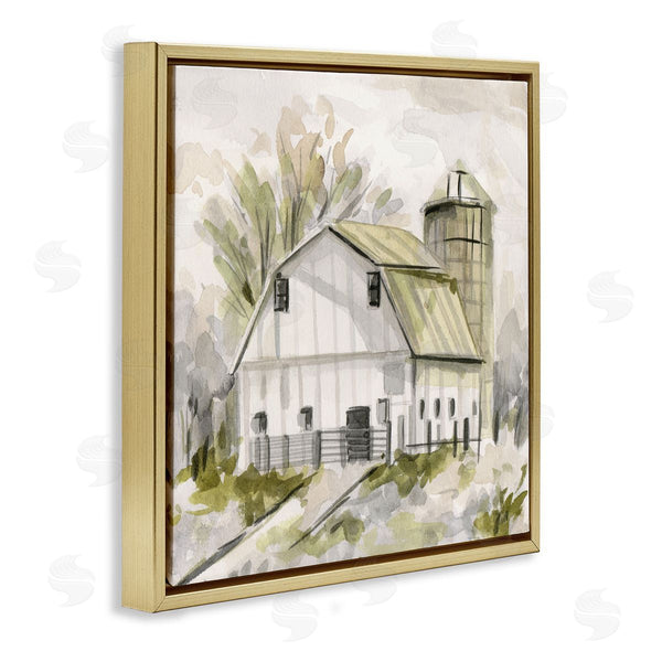 Stupell Industries Melissa Wang | Neutral Farmhouse Barn