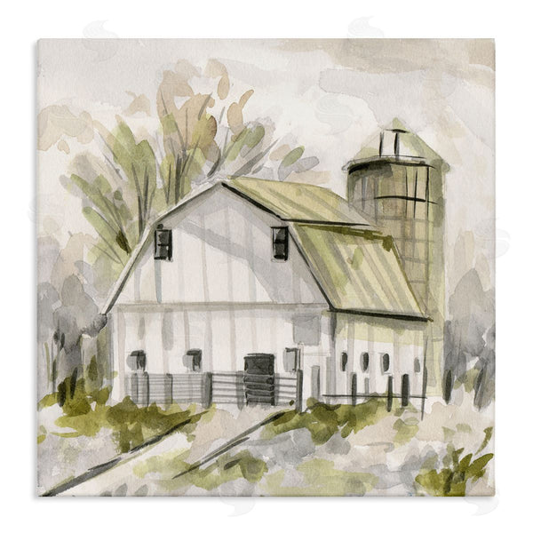 stupell industries Melissa Wang | Neutral Farmhouse Barn
