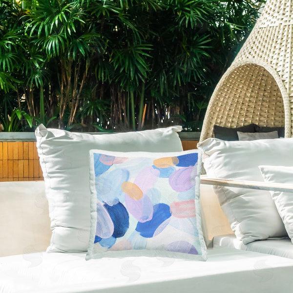 Stupell Industries Melissa Wang | Oblong Shapes Pattern Printed Throw Pillow