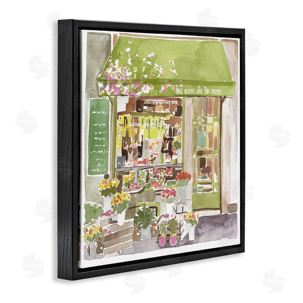 Stupell Industries Melissa Wang | Paris Flower Shop Green