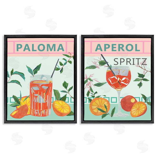 Stupell Industries Melissa Wang | Pastel Kitchen Cocktails