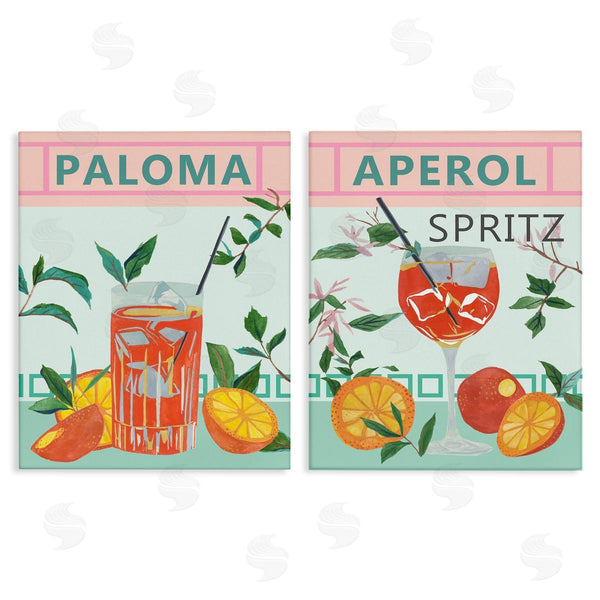 stupell industries Melissa Wang | Pastel Kitchen Cocktails
