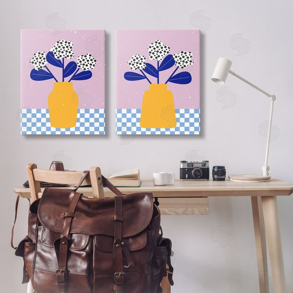 Stupell Industries Melissa Wang | Patterned Flowers In Vases Wall Art
