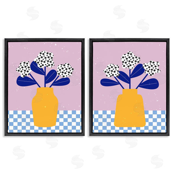 Stupell Industries Melissa Wang | Patterned Flowers In Vases Wall Art