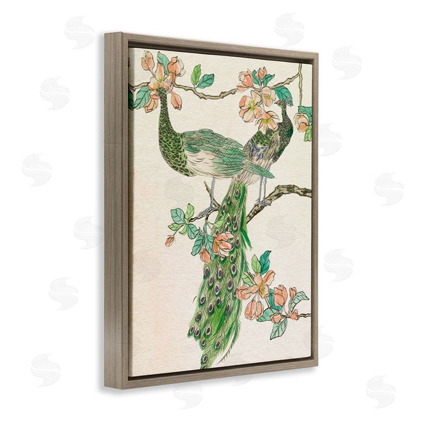 Stupell Industries Melissa Wang | Peacock And Cherry Blossoms