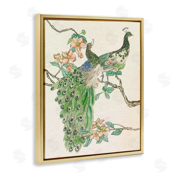 Stupell Industries Melissa Wang | Peacock Pair On Branch