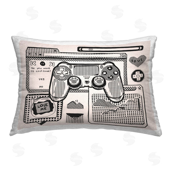 Stupell Industries Melissa Wang | Pixel Patterned Gamer