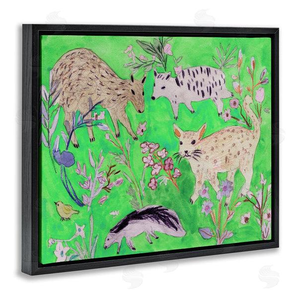 Stupell Industries Melissa Wang | Quirky Meadow Wildlife