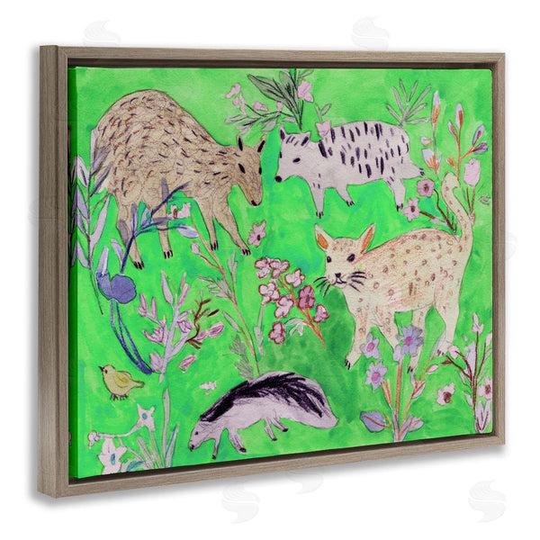 Stupell Industries Melissa Wang | Quirky Meadow Wildlife