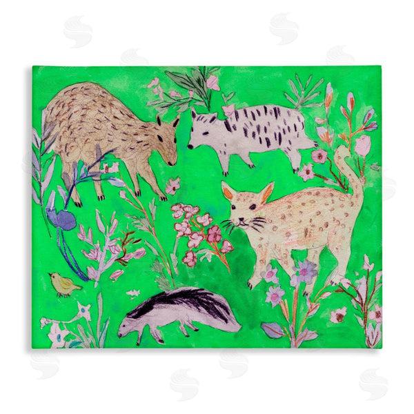 stupell industries Melissa Wang | Quirky Meadow Wildlife