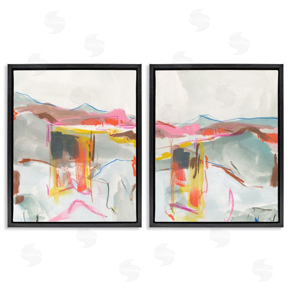 Stupell Industries Melissa Wang | Restless Soft Mountain Abstract