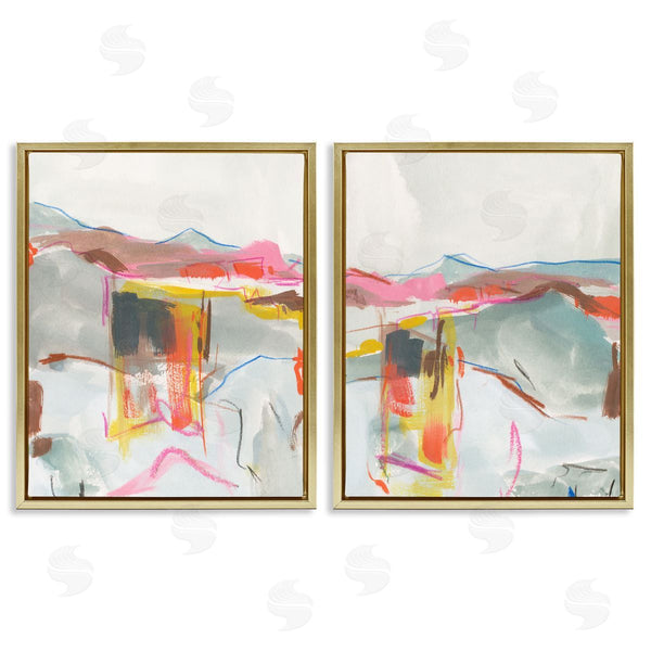 Stupell Industries Melissa Wang | Restless Soft Mountain Abstract