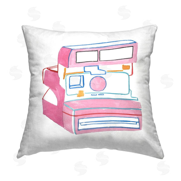 stupell industries Melissa Wang | Retro Film Camera Printed Throw Pillow