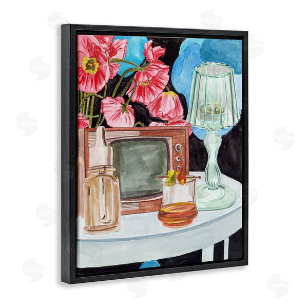 Stupell Industries Melissa Wang | Retro Glow Nightstand
