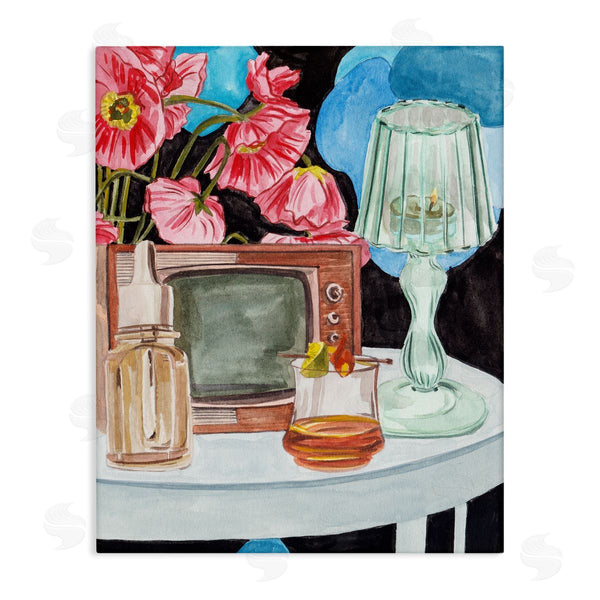 stupell industries Melissa Wang | Retro Glow Nightstand