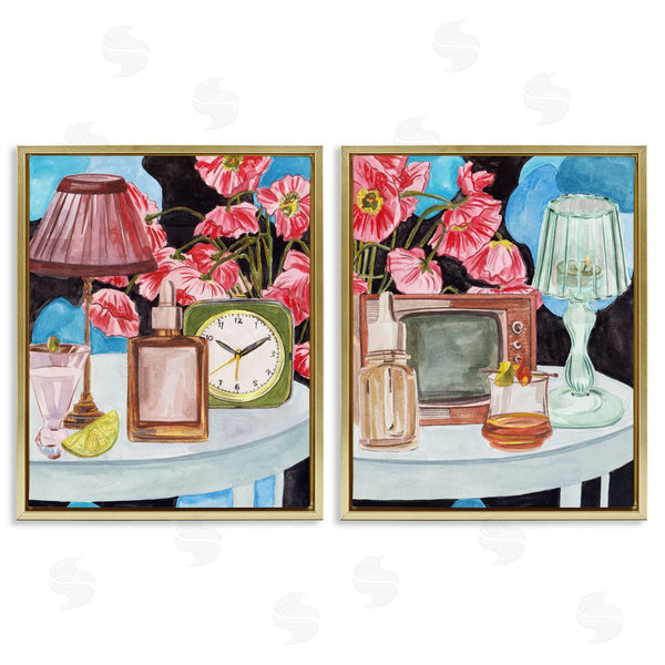 Stupell Industries Melissa Wang | Retro Glow Still Lifes