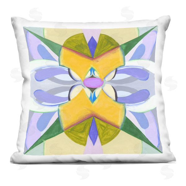 stupell industries Melissa Wang | Revival Kaleidoscope Symmetry Throw Pillow