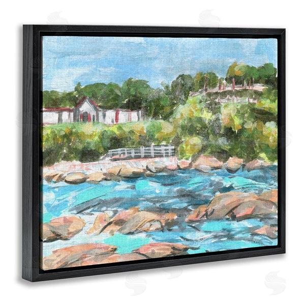Stupell Industries Melissa Wang | Rocky Nautical Landscape