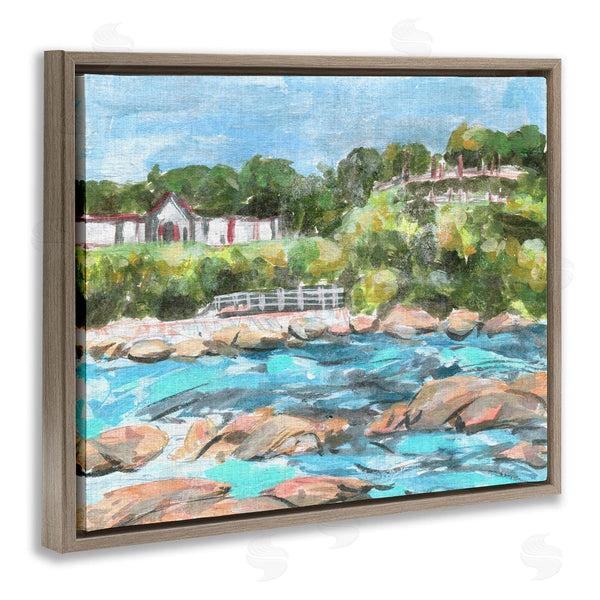Stupell Industries Melissa Wang | Rocky Nautical Landscape