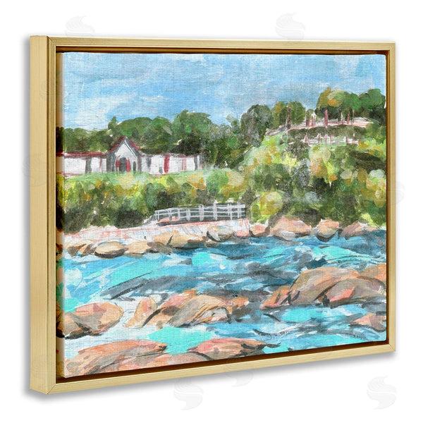 Stupell Industries Melissa Wang | Rocky Nautical Landscape