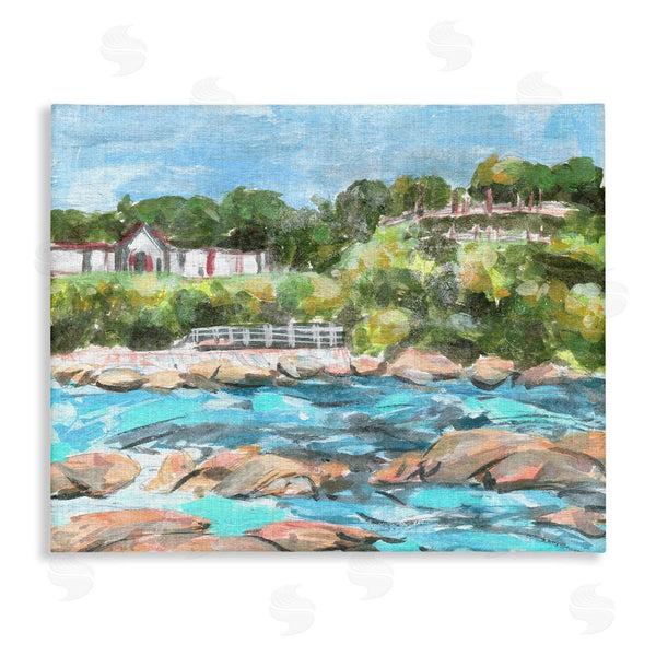 stupell industries Melissa Wang | Rocky Nautical Landscape