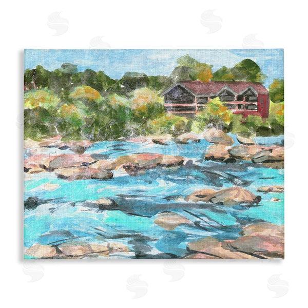 stupell industries Melissa Wang | Rocky River Landscape