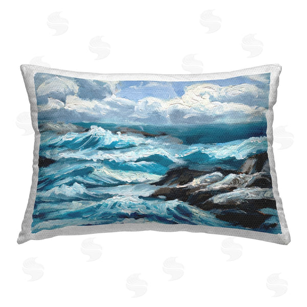 Stupell Industries Melissa Wang | Rough Sea Waves Splash